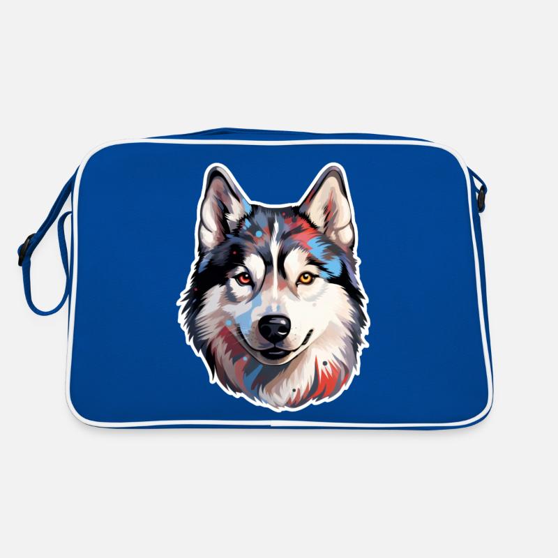 Husky sibérien Sac Retro
