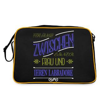 race de chien chien préféré chien bday chiot geek - Sac Retro - noir/or - Dos