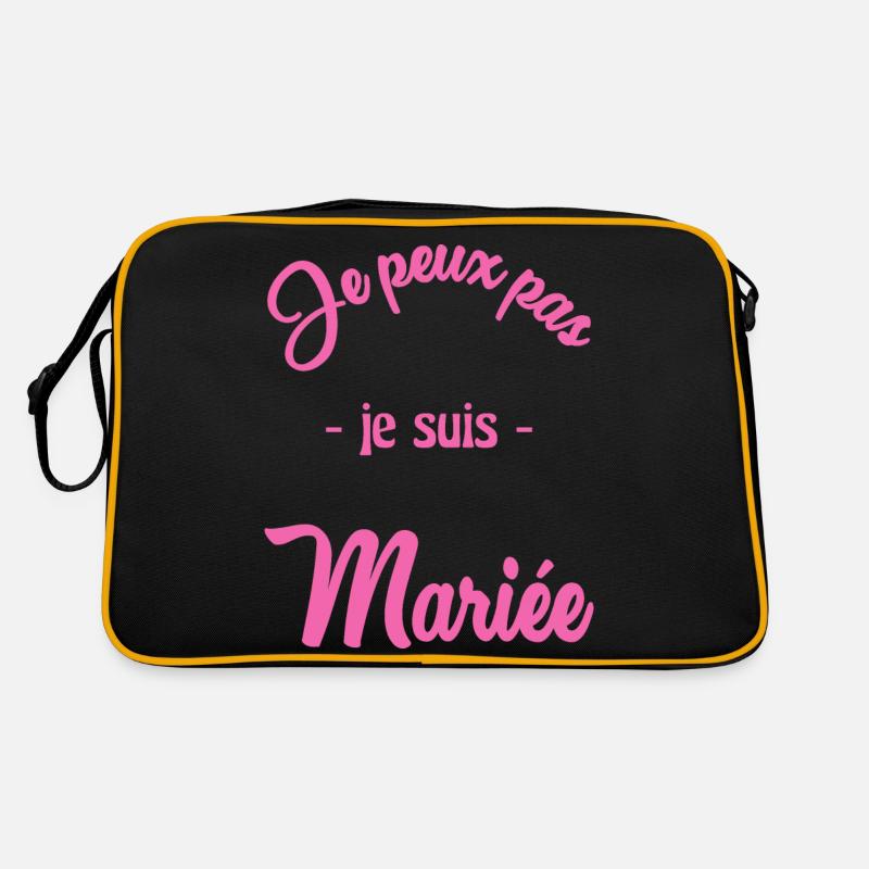 ICH KANN NICHT, ICH BIN VERHEIRATET Retro Tasche