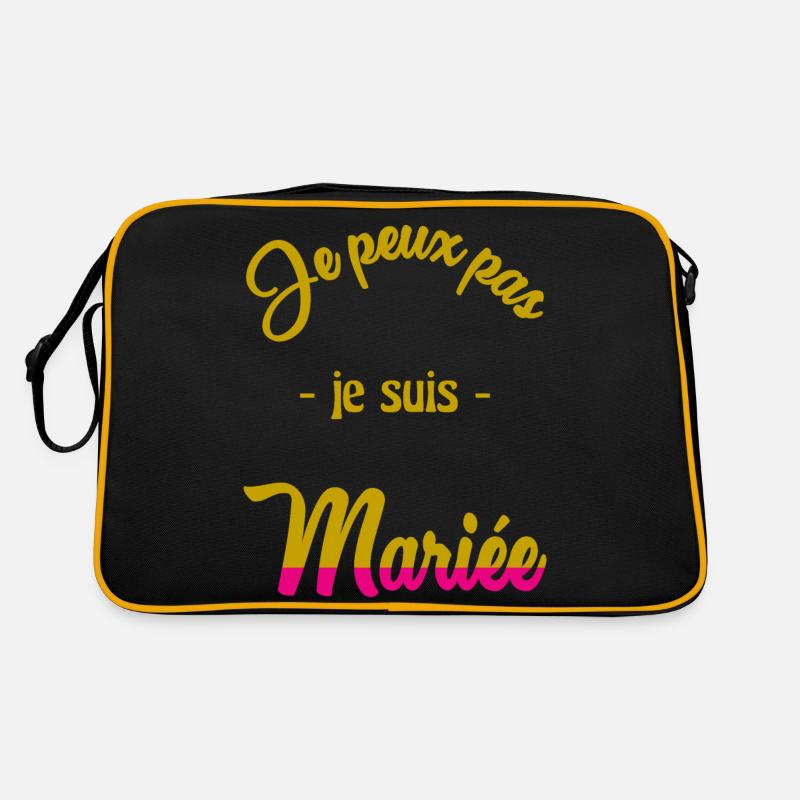 ICH KANN NICHT, ICH BIN VERHEIRATET Retro Tasche