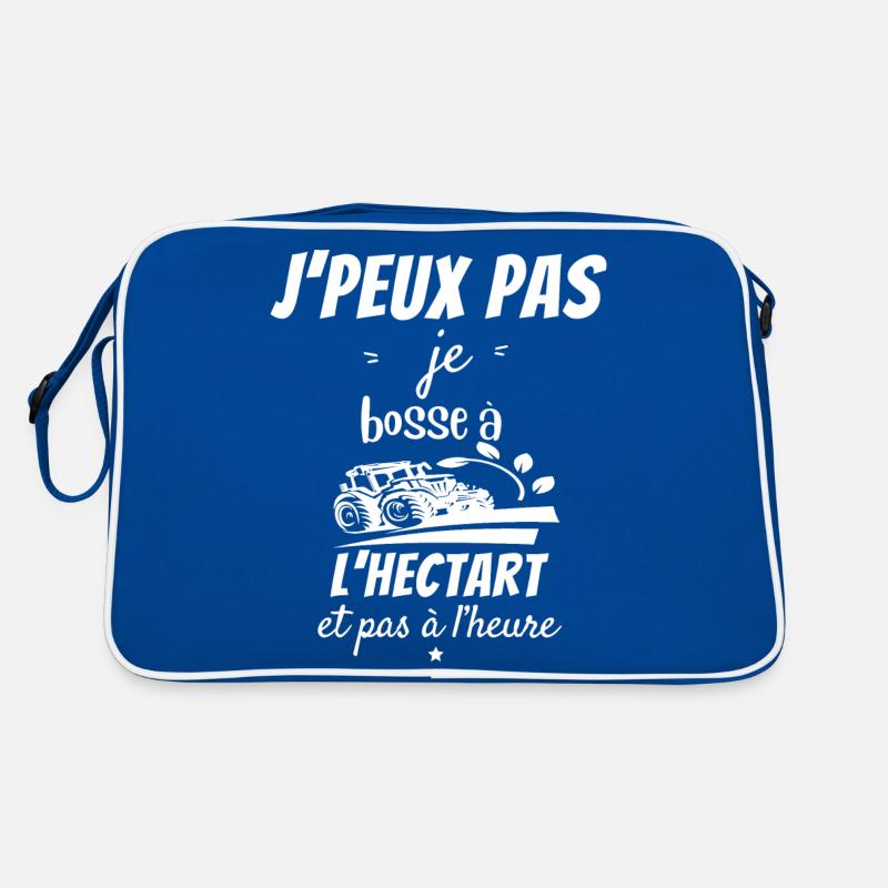 Arbeit pro Hektar Retro Tasche
