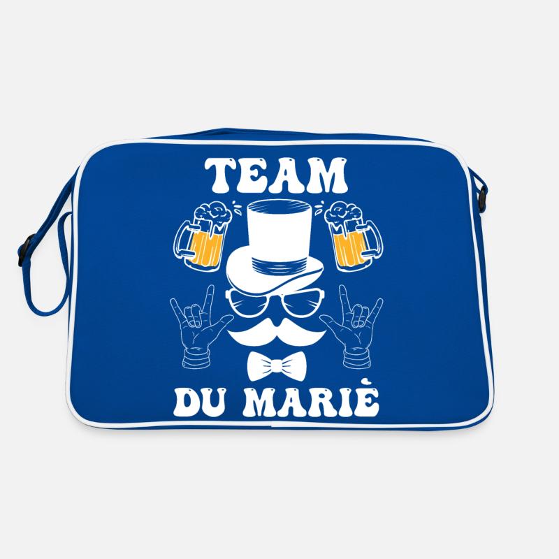Junggesellenabschied Junggesellenabschied - Team des Bräutigams Retro Tasche