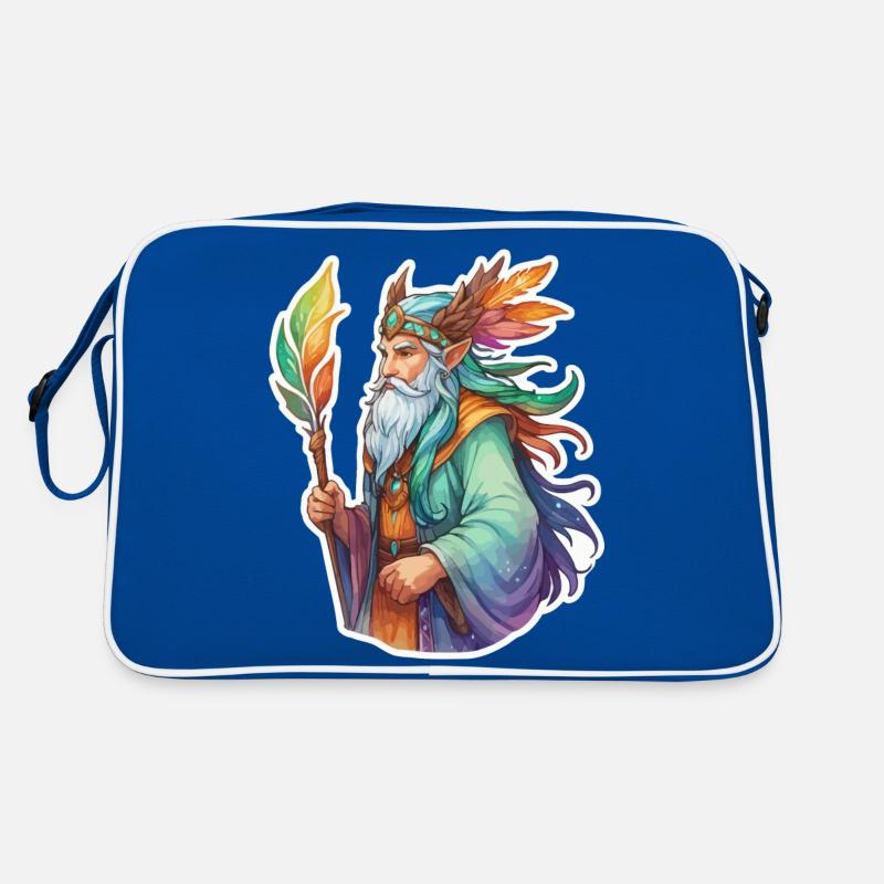 Druide Wasserfarben Retro Tasche