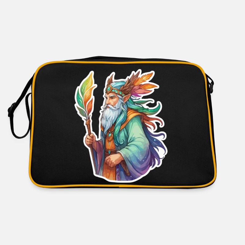 Druide Wasserfarben Retro Tasche