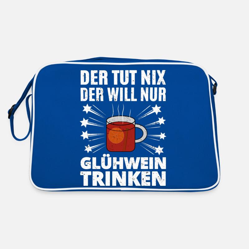 Glühwein Trinker Retro Tasche