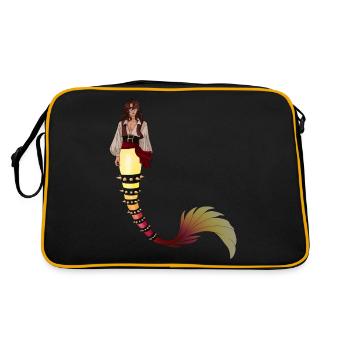 ashley merform - Sac Retro - noir/or - Dos