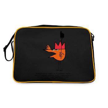 Tout ce qui est prévu... (version anglaise) - Sac Retro - noir/or - Dos