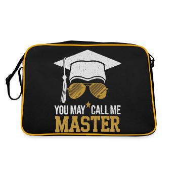 Design amusant pour le master - Sac Retro - noir/or - Dos