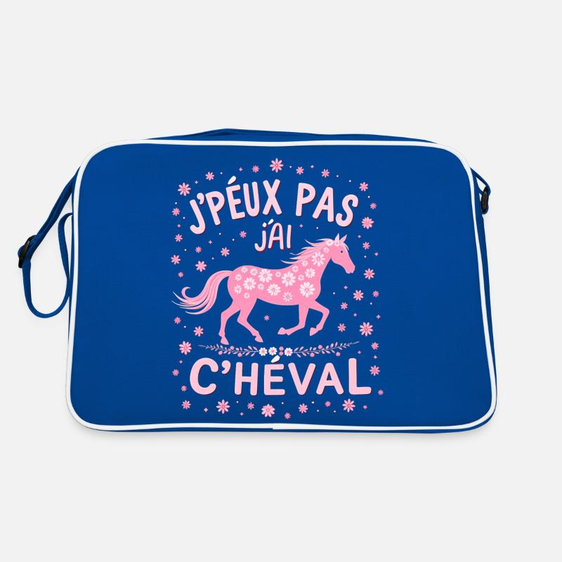 J'Peux Pas J'Ai Cheval - Rose Sac Retro