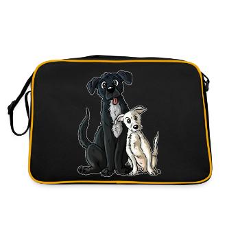 Canine - Retro Bag - black/gold - Back