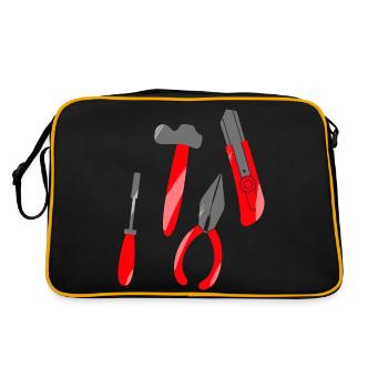 Artisan à la recherche d’un outil de conception - Sac Retro - noir/or - Dos