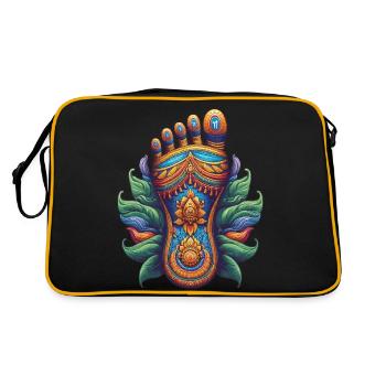 L’empreinte de Vishnu - Sac Retro - noir/or - Dos