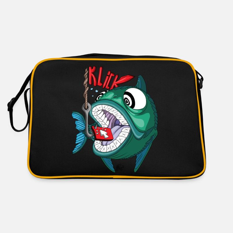 Klick Bait Retro Tasche
