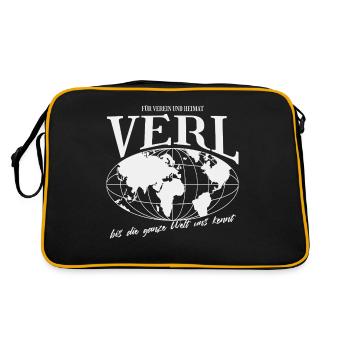 Verl Home Football Cadeau - Sac Retro - noir/or - Dos