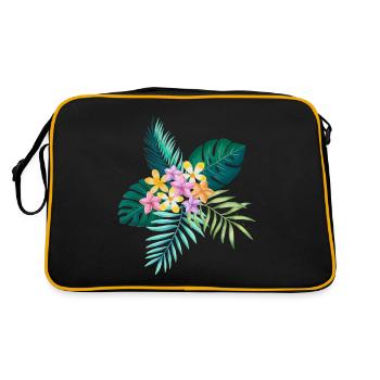 Tropical mood - Retro Bag - black/gold - Back