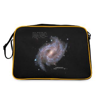 Spiral galaxy NG2525 - Retro Bag - black/gold - Back