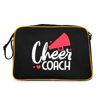 Cheer Coach - Cheerleading Lover Cheer Expert - Sac Retro - noir/or - Dos