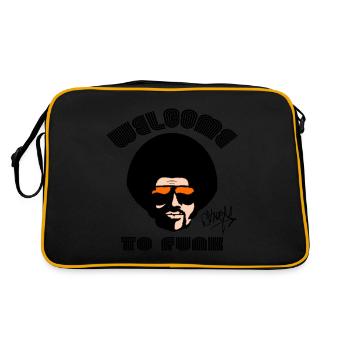 Funk Black Music rappeur - Sac Retro - noir/or - Dos