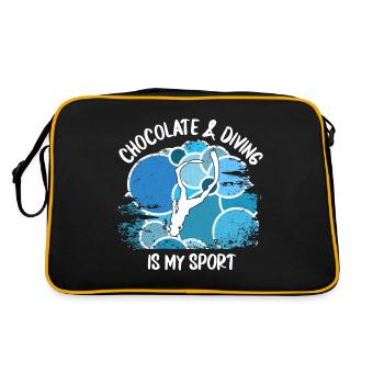 Divers Scuba Diving Scuba Diving Scuba Diving - Retro Bag - black/gold - Back