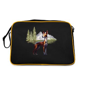 Podenco - Chemise Podenko Motif - Sac Retro - noir/or - Dos