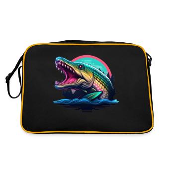 Brochet 5.0 - Sac Retro - noir/or - Dos