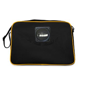 La bille bordel - Sac Retro - noir/or - Dos