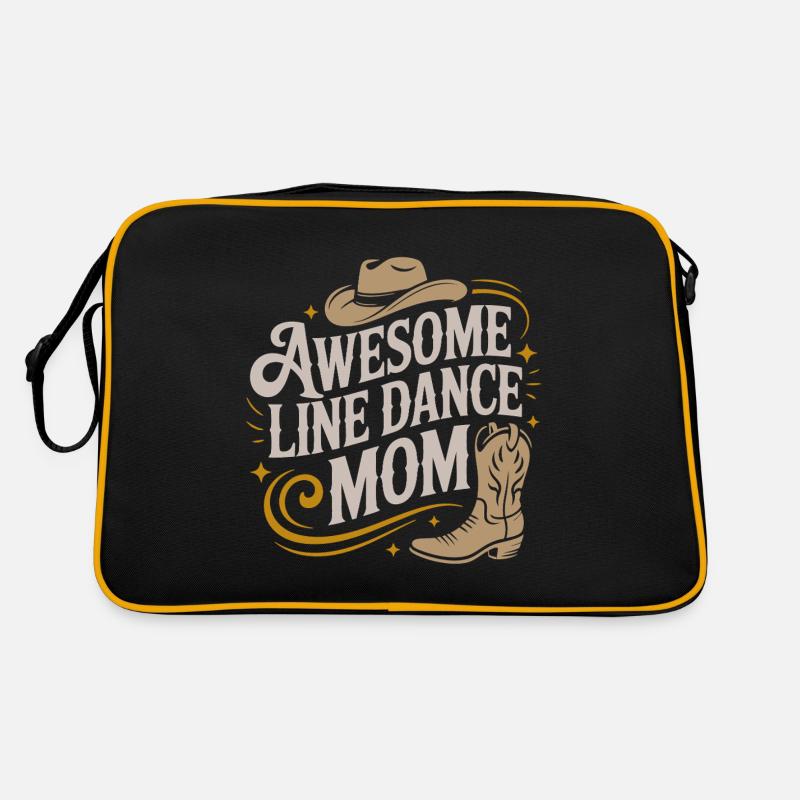 Linedance Mom. Wunderbare Line Dance Mama Retro Tasche