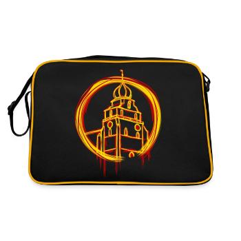 Collégiale herrenberg - Sac Retro - noir/or - Dos
