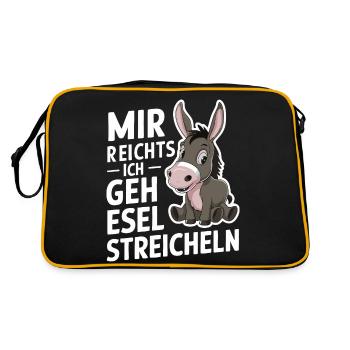 Donkey Donkey Mule Muli - Retro Bag - black/gold - Back