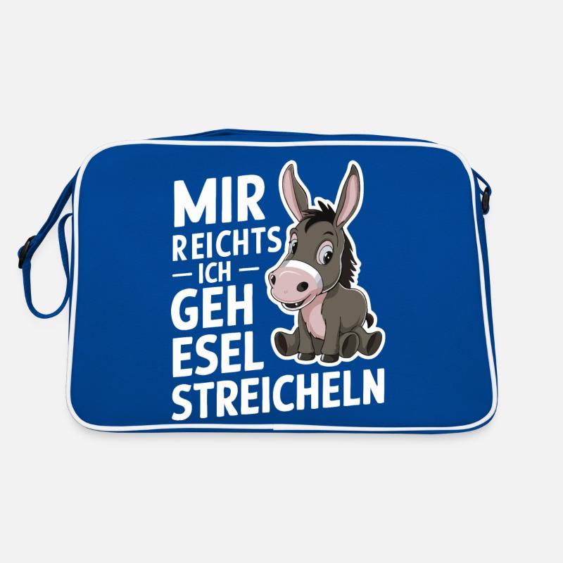 Esel Eselchen Maultier Muli Retro Tasche