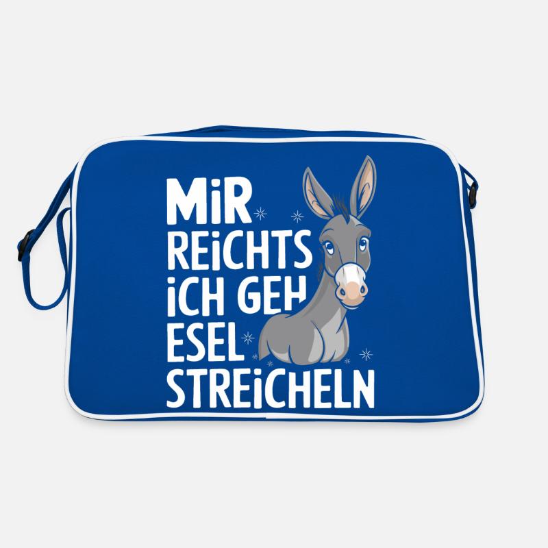 Esel Eselchen Maultier Muli Retro Tasche