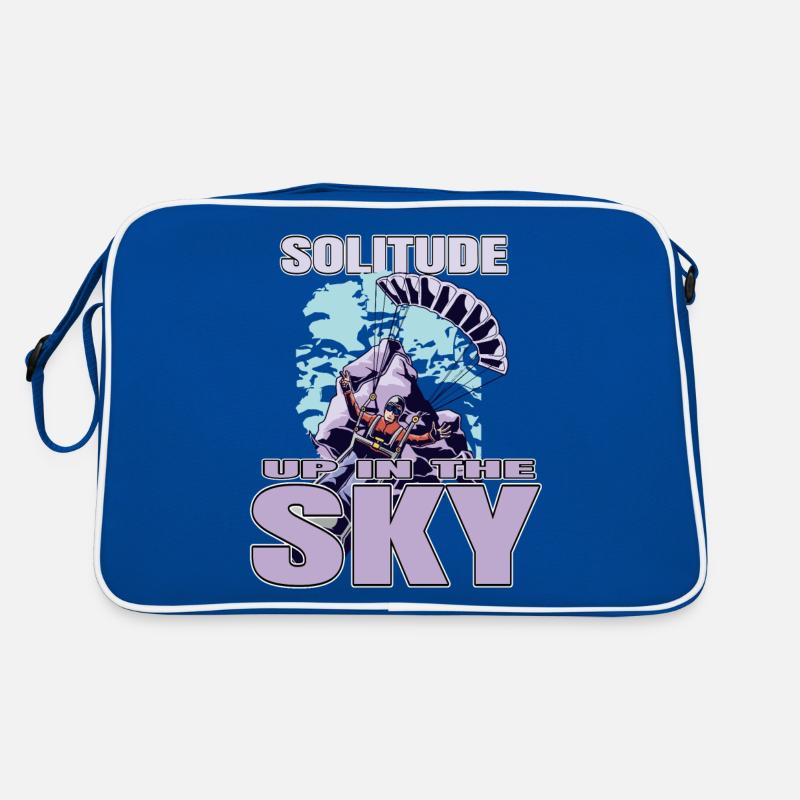 Solitude Up in the Sky – Paragliding Retro Tasche