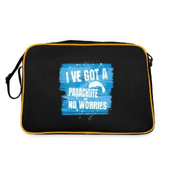J’ai un parachute – pas de soucis - Sac Retro - noir/or - Dos