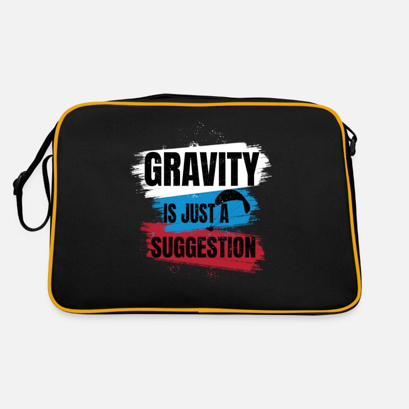 Gravity Is Just a Suggestion – Paragliding Retro Bag