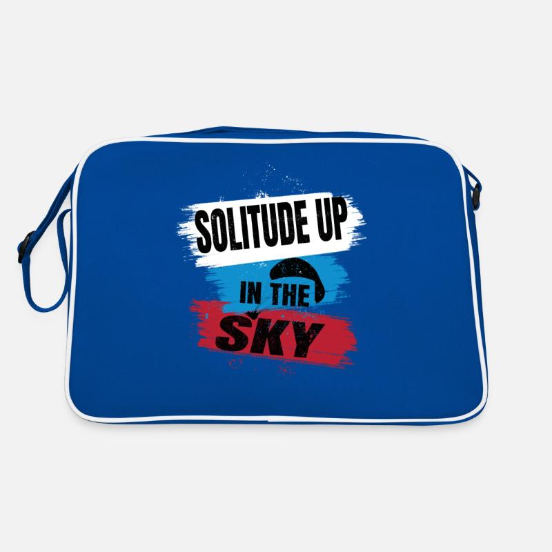 Solitude Up in the Sky – Paragliding Retro Tasche
