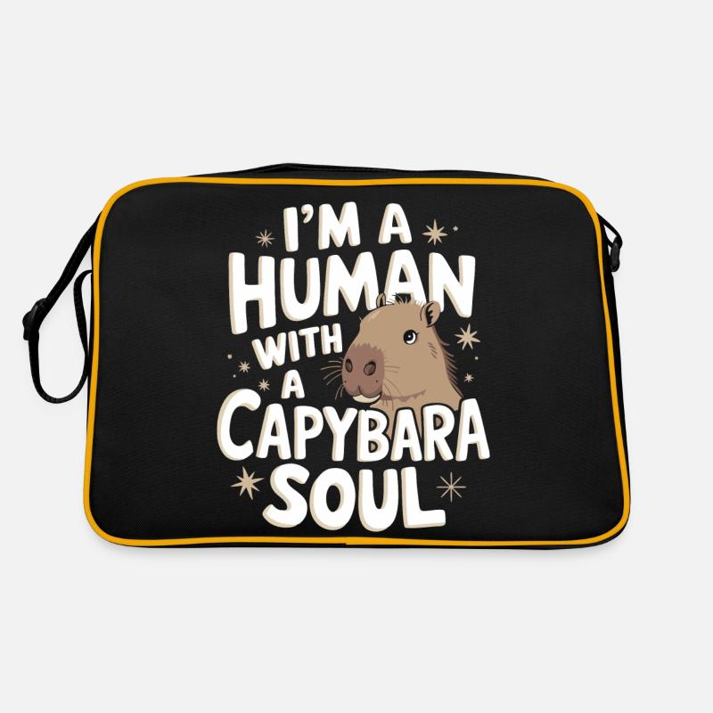 Capybara Capybara Animal rongeur Sac Retro