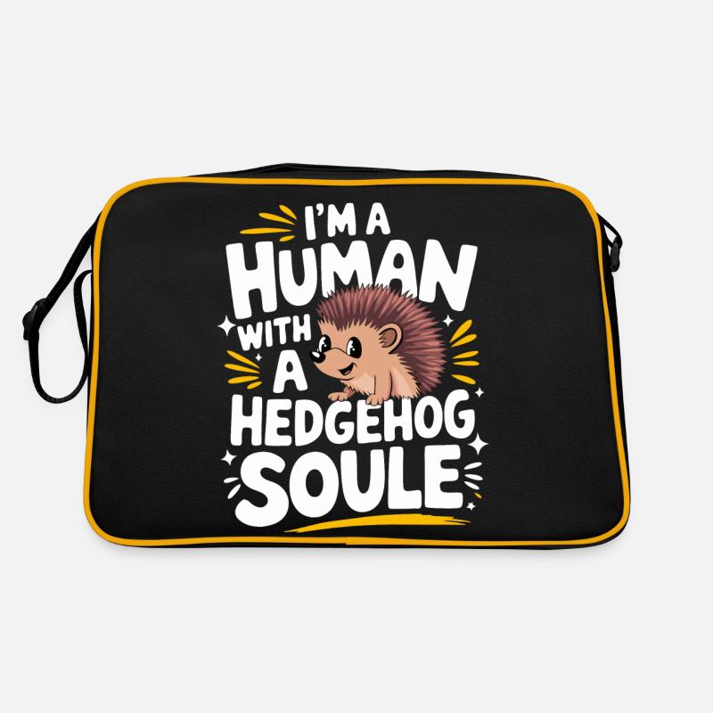 Hedgehog Spiny Animal Hedgehog Retro Bag