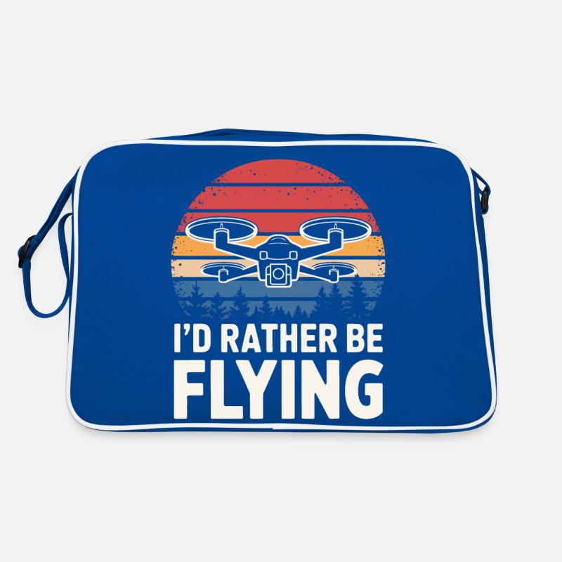 Dronen Pilot Quadrocopter Drone Retro Tasche