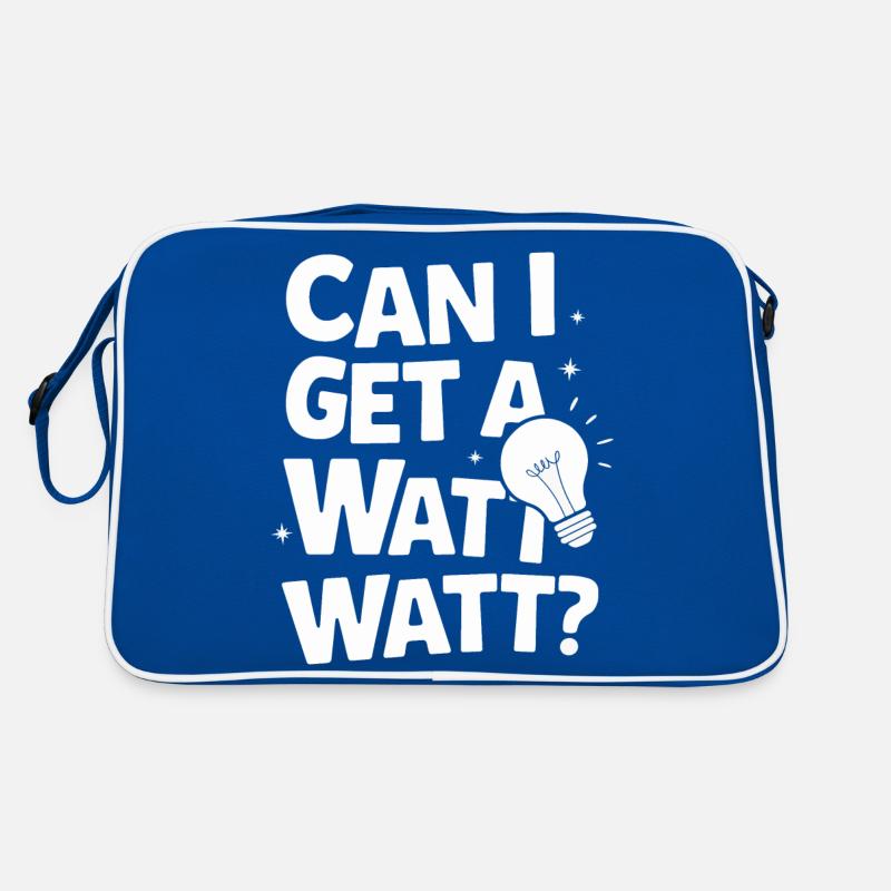 Electrician Electronics Technician Craftsman Profession Saying Retro Bag