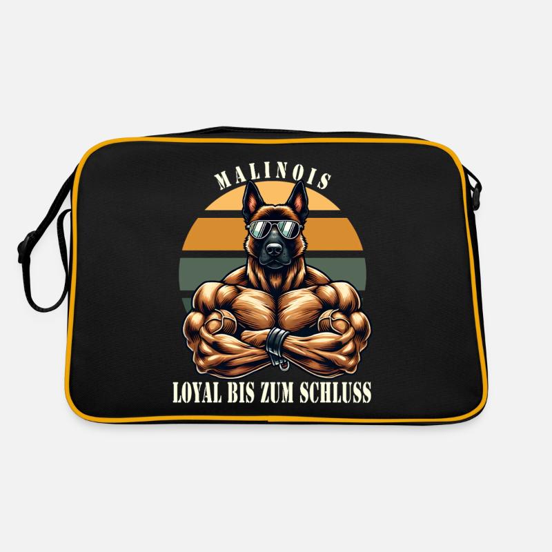 Loyal jusqu’au bout Malinois musclé Sac Retro