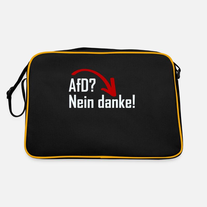 AfD? Nein danke! Retro Tasche