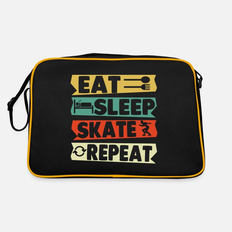 Roller skates 70s gift Retro Bag