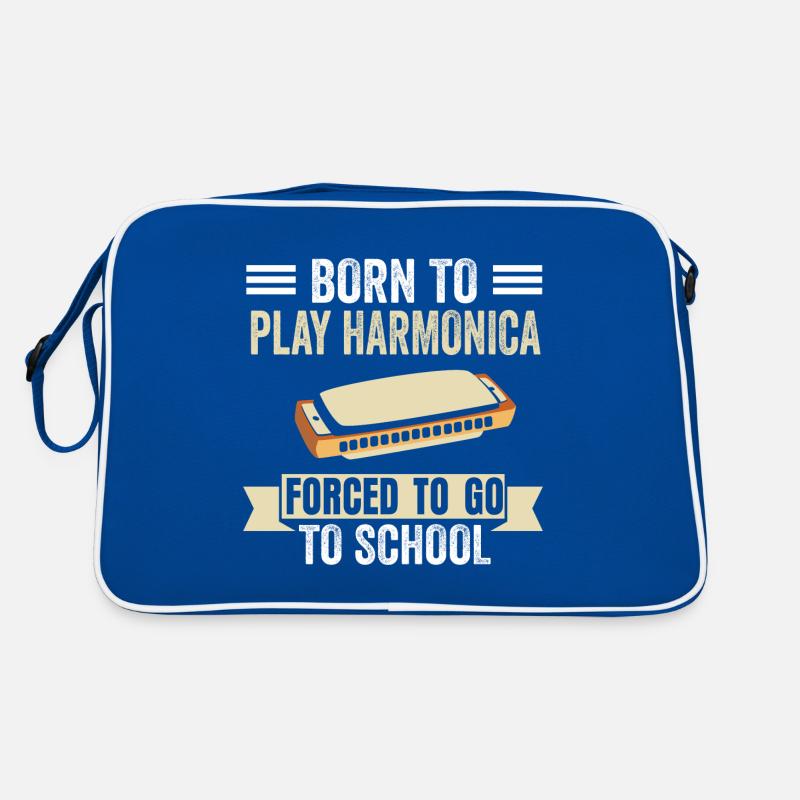 Harmonica Musicians Blues Jazz Harmonica Retro Bag