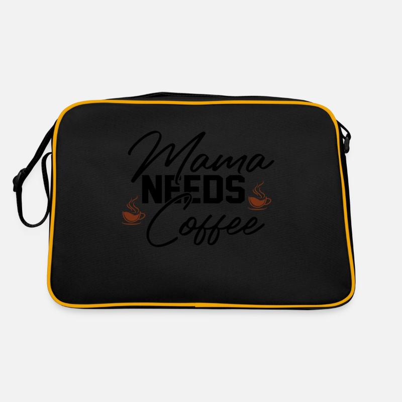 Mama Needs Coffee Retro Tasche