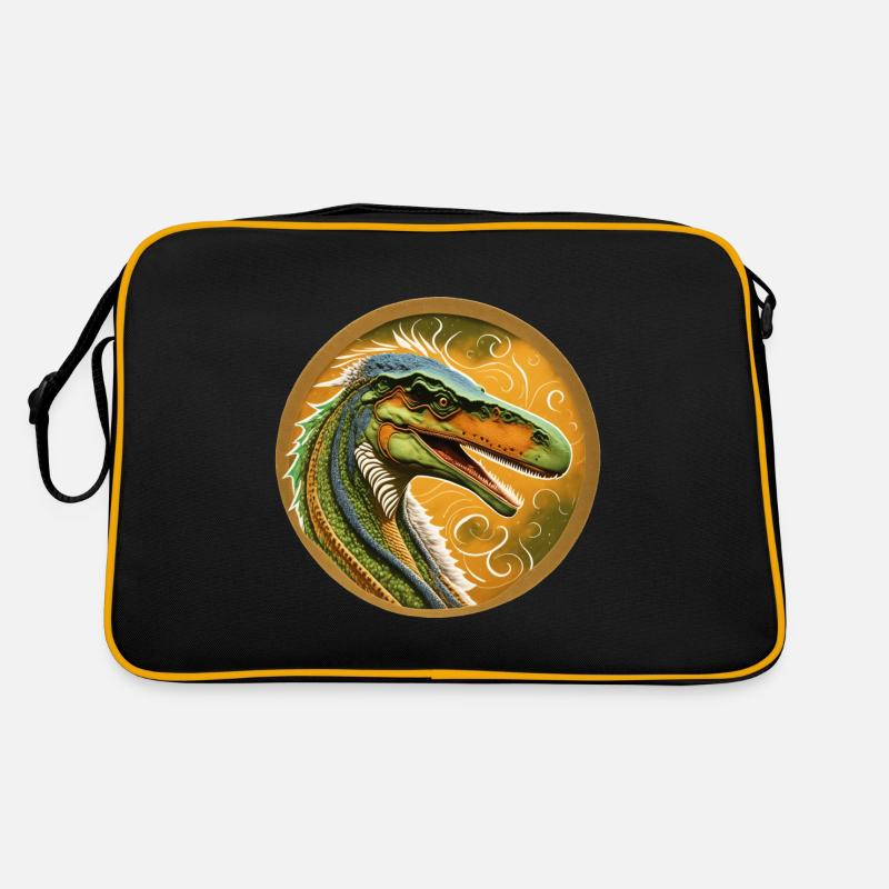 Dinosaurier Retro Tasche