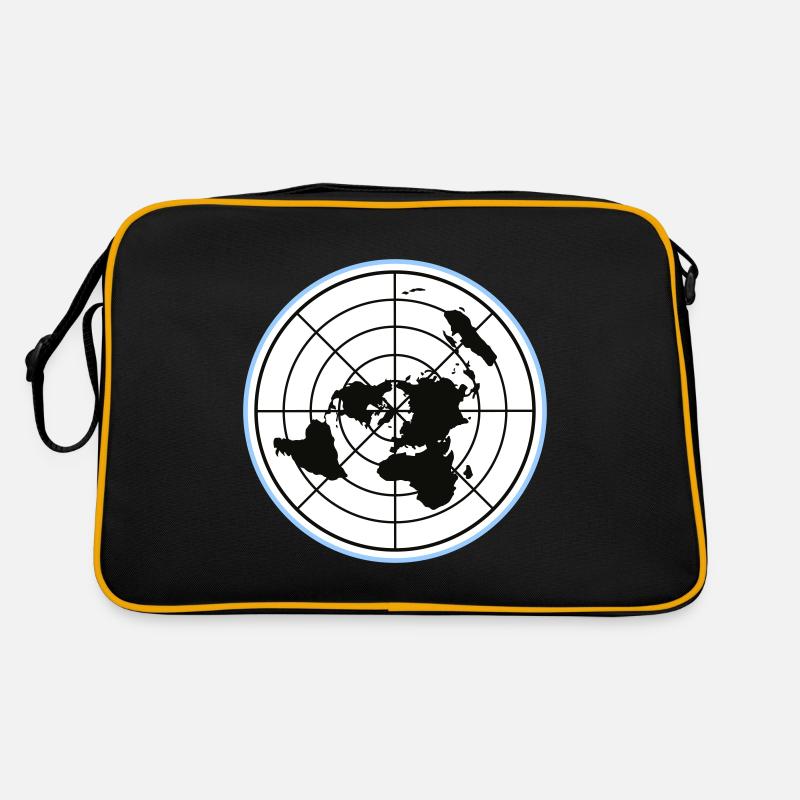 Flat Earth | Flat Earth Map | Colors changeable Retro Bag