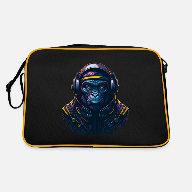 Gorille Astronaute Singe Sac Retro