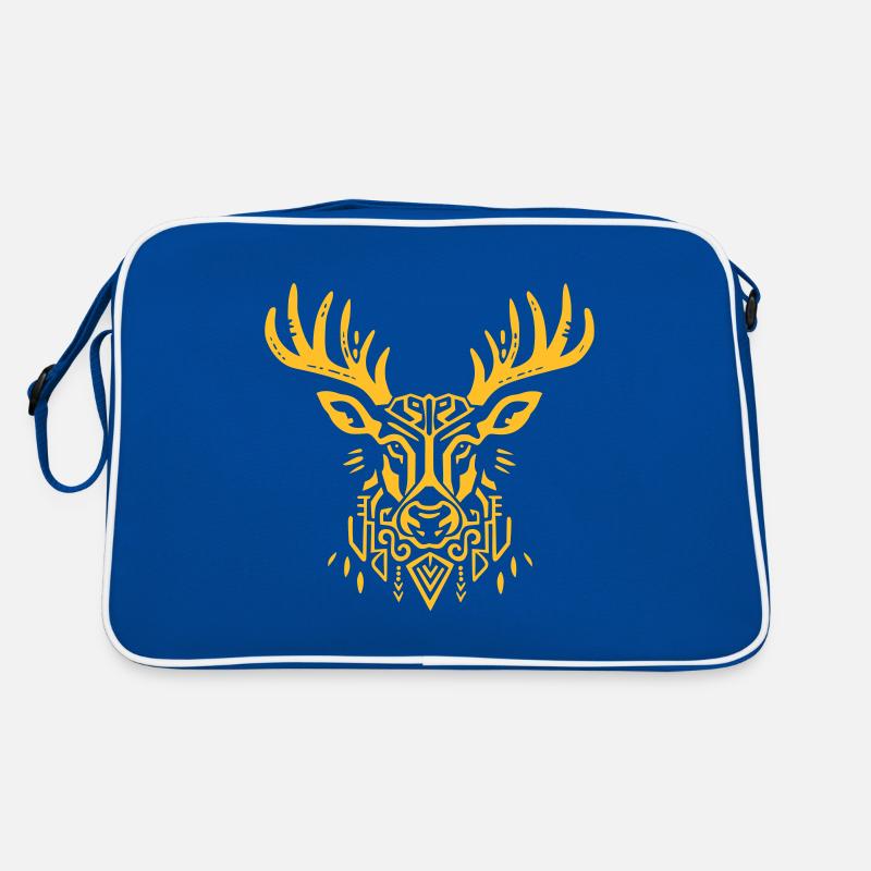 Hirschgeweih : Ethnische Geweihe Retro Tasche