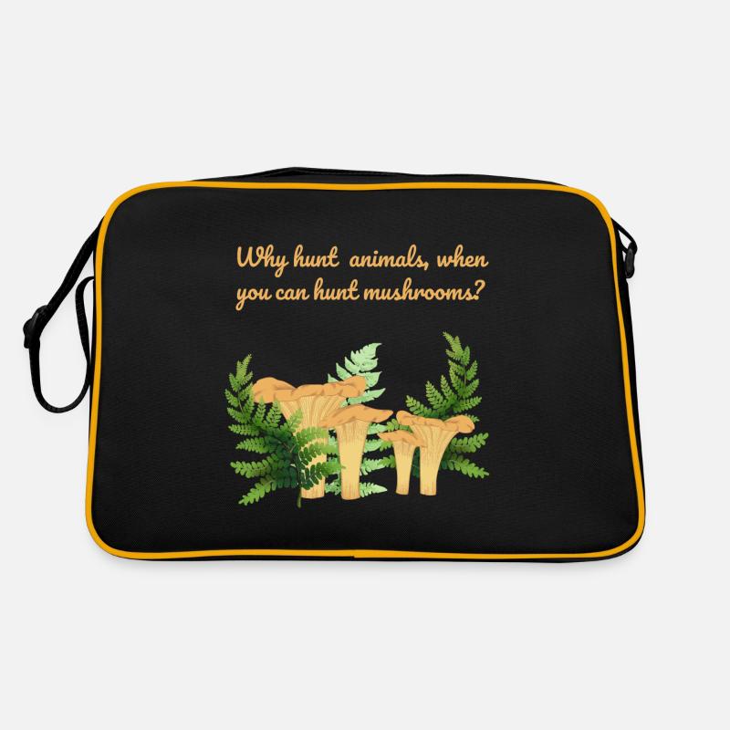 Schurken-Jäger - Retro Tasche - Schwarz/Gold