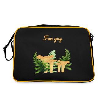 I'm a fun guy - Retro Bag - black/gold - Back